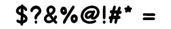 Simple Carnival Font OTHER CHARS