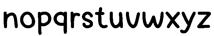 Simple Carnival Font LOWERCASE