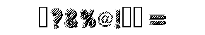 Simple Chalk Regular Font OTHER CHARS