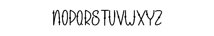 Simple Cherry Font LOWERCASE