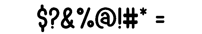 Simple Chick Font OTHER CHARS
