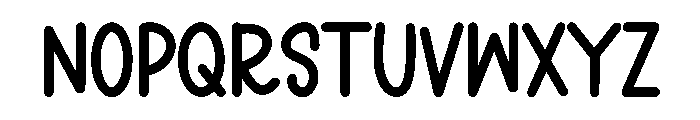 Simple Chick Font UPPERCASE