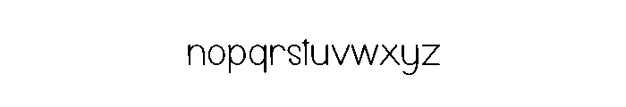Simple Choconut Font LOWERCASE