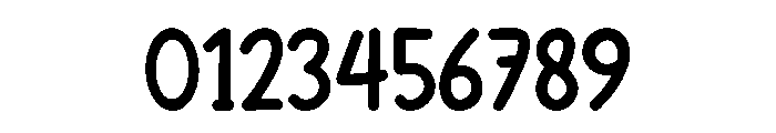 Simple Chunky Regular Font OTHER CHARS