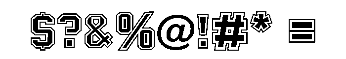 Simple College Regular Font OTHER CHARS