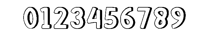 Simple Coloring Regular Font OTHER CHARS