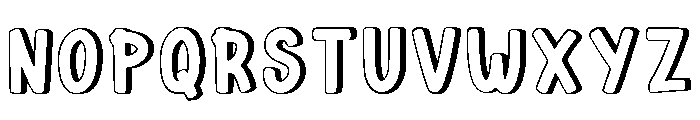 Simple Coloring Regular Font LOWERCASE
