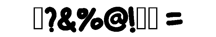 Simple Crayon Regular Font OTHER CHARS