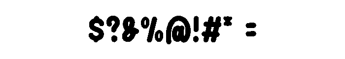 Simple Daily Writing Font OTHER CHARS
