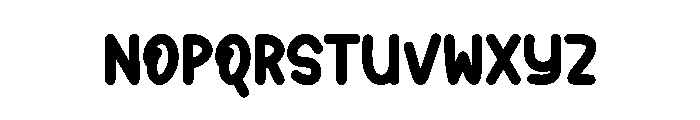 Simple Daily Writing Font LOWERCASE