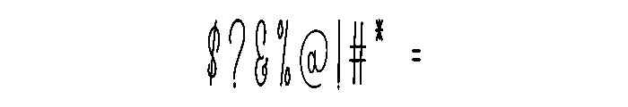 Simple Daily Font OTHER CHARS
