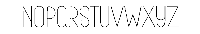 Simple Daily Font UPPERCASE