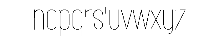 Simple Daily Font LOWERCASE