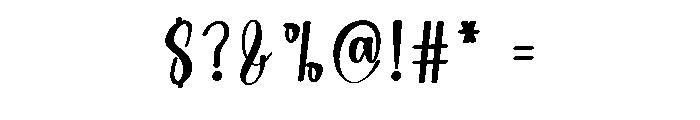 Simple Desember Font OTHER CHARS