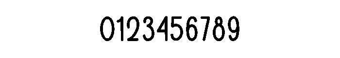 Simple Digitalist Font OTHER CHARS