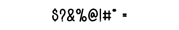 Simple Digitalist Font OTHER CHARS