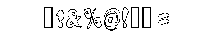 Simple Doodles Regular Font OTHER CHARS