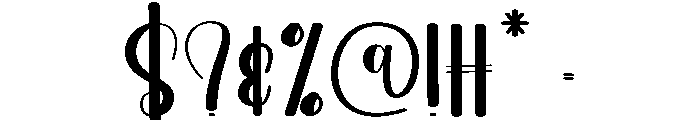 Simple Enchanted Font OTHER CHARS