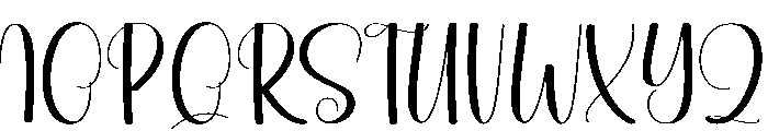 Simple Enchanted Font UPPERCASE
