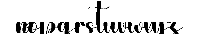 Simple Enchanted Font LOWERCASE
