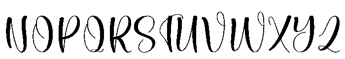 Simple Enchanting Font UPPERCASE
