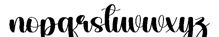 Simple Enchanting Font LOWERCASE