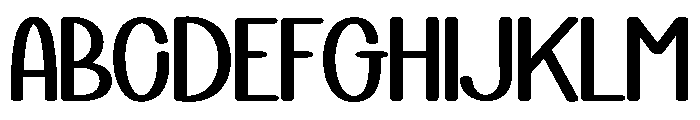 Simple English Font UPPERCASE