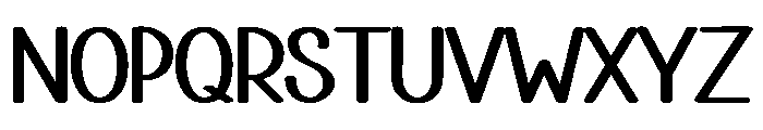 Simple English Font UPPERCASE