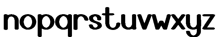 Simple English Font LOWERCASE