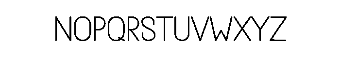 Simple Familiar Font UPPERCASE
