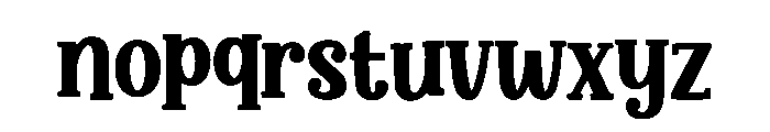 Simple Gain Font LOWERCASE