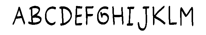 Simple Gel Handwriting Regular Font UPPERCASE
