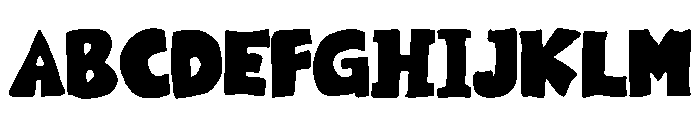 Simple Graffiti Regular Font UPPERCASE