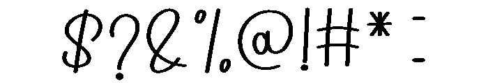 Simple Graphic Font OTHER CHARS