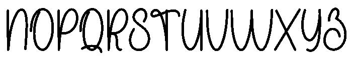 Simple Graphic Font UPPERCASE