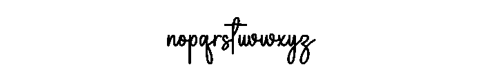 Simple Handmade1 Font LOWERCASE
