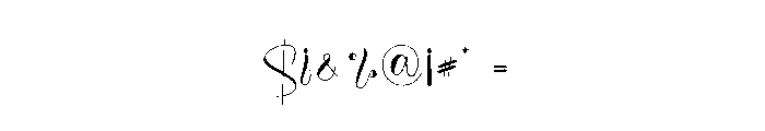 Simple Handwriten Font OTHER CHARS