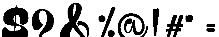 Simple Heart Regular Font OTHER CHARS