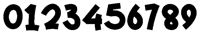 Simple Holes Font OTHER CHARS