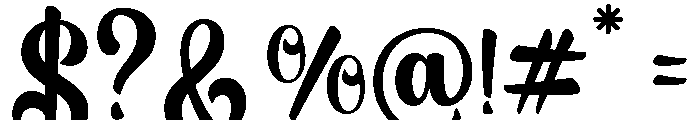 Simple Holiday Regular Font OTHER CHARS