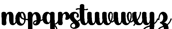 Simple Holiday Regular Font LOWERCASE