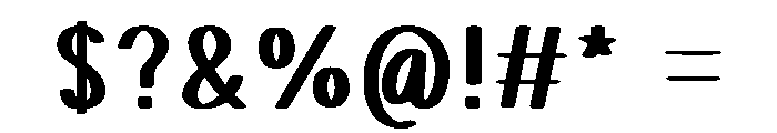 Simple Joyful Font OTHER CHARS