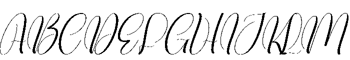 Simple Kindergarten Font UPPERCASE