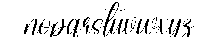 Simple Kindergarten Font LOWERCASE
