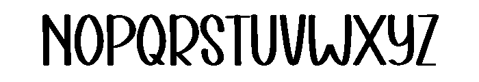 Simple Labubu Font UPPERCASE