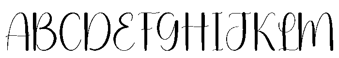 Simple Launching Font UPPERCASE