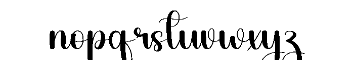 Simple Launching Font LOWERCASE