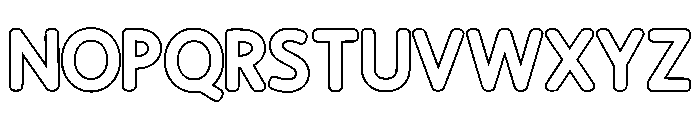 Simple Lines Regular Font LOWERCASE