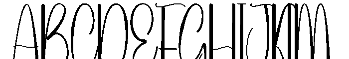 Simple Livestyle Font UPPERCASE