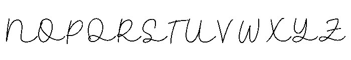 Simple Loveis Font UPPERCASE